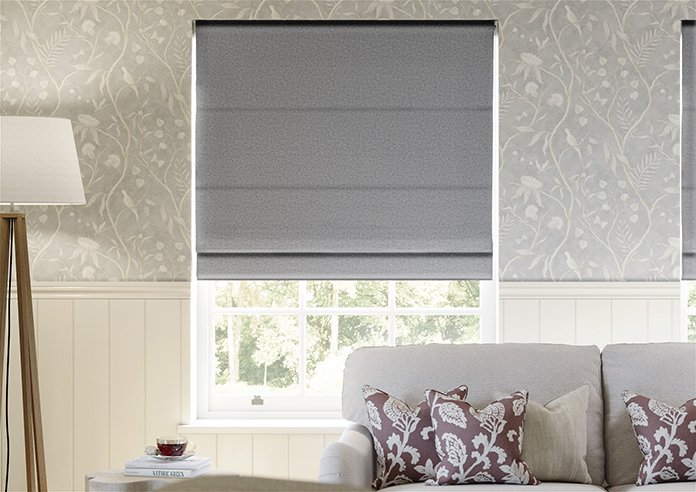 Carina, Ash - Twist&Fit Roman Blind - Image 3